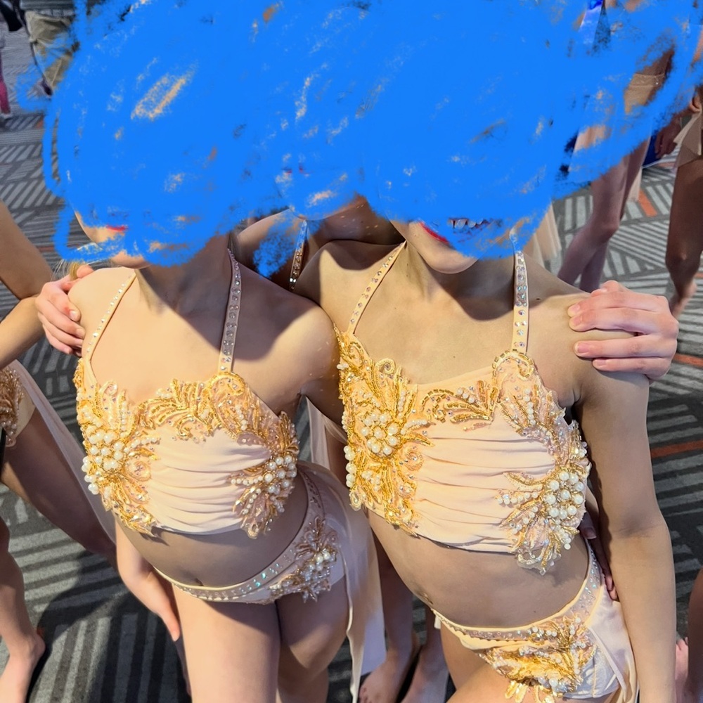 Glamour peach lyrical costume size LC
